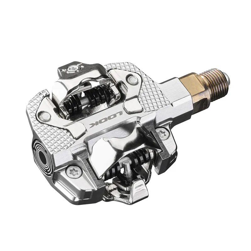 Look X-Track Power Dual Sided Powermeter Pedals - Silver-3