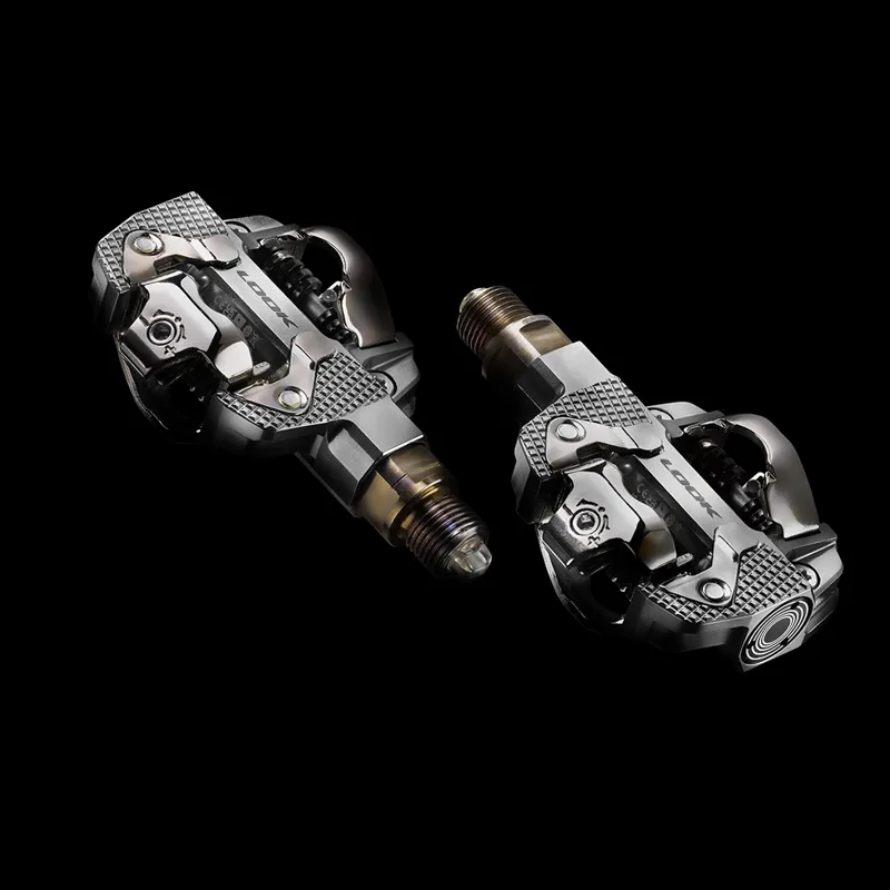 Look X-Track Power Dual Sided Powermeter Pedals - Silver-5