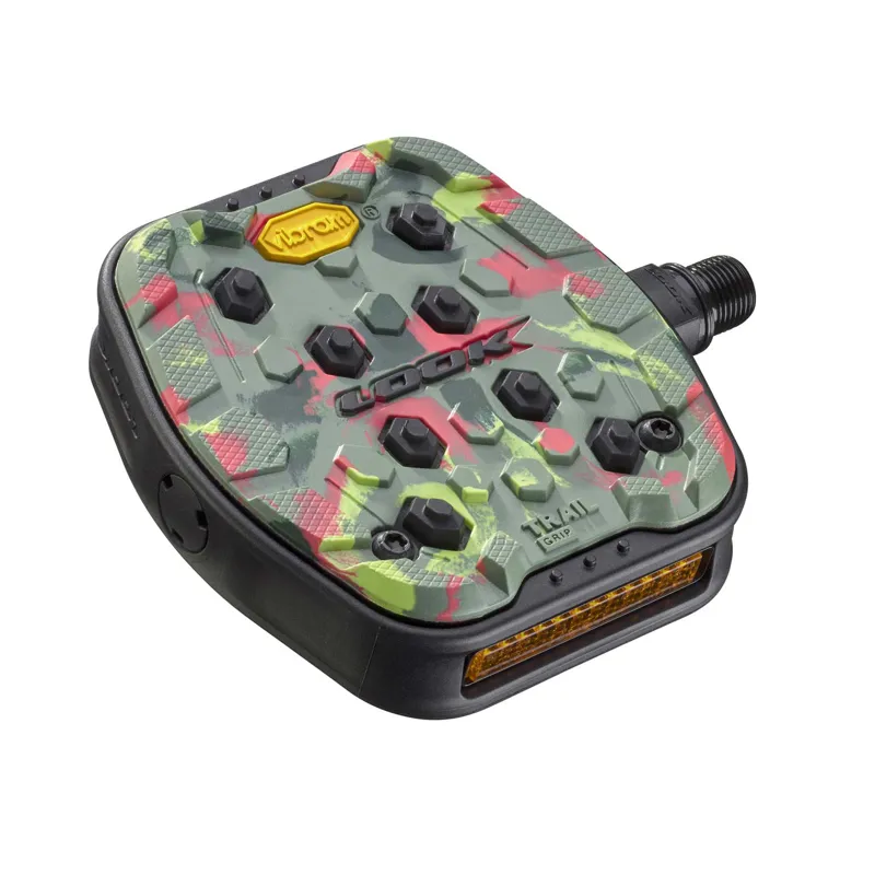 Look Trail Grip Flat Pedal - Camo-1