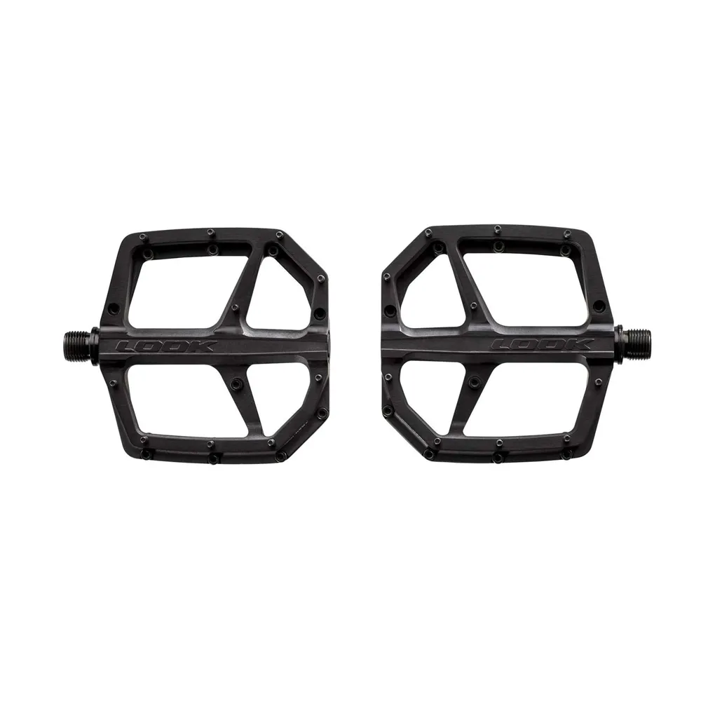 uPRISE Bikes Look Trail Roc+ Flat MTB Pedals - Black | Price match, 365 day returns, 18-Month Warranty, Finance Available & Free UK Delivery