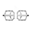 Look Trail Roc+ Flat MTB Pedals - Silver