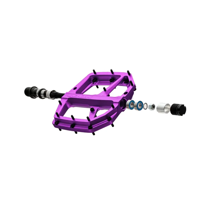 Look Trail Roc+ Flat MTB Pedals - Purple-3