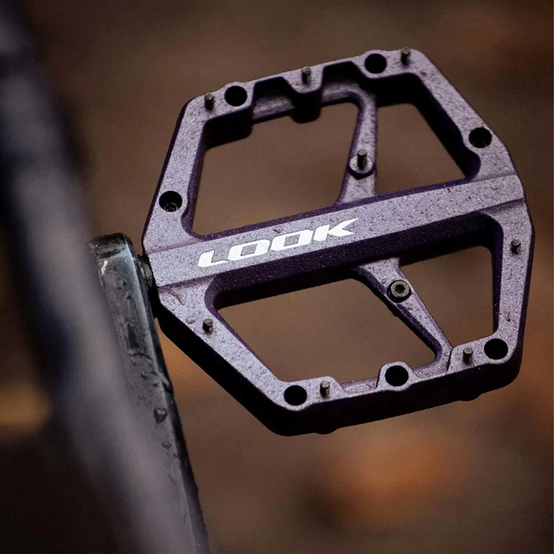 Look Trail Roc Flat MTB Pedals - Purple-3