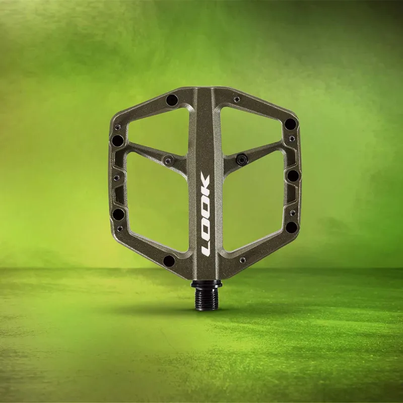 Look Trail Roc Flat MTB Pedals - Green-3