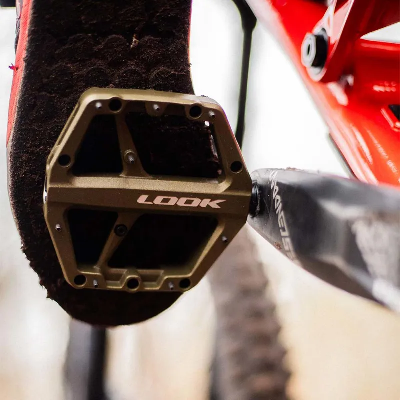 Look Trail Roc Flat MTB Pedals - Green-5
