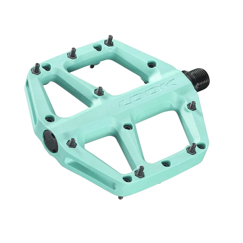 Look Trail Fusion Flat MTB Pedals - Celeste-1
