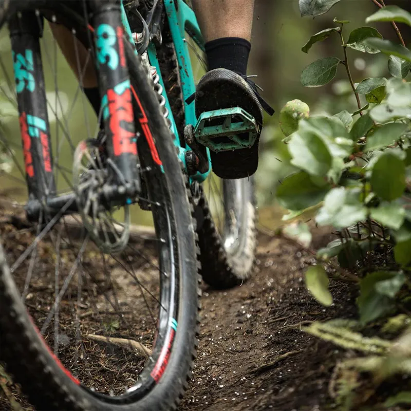 Look Trail Fusion Flat MTB Pedals - Celeste-4