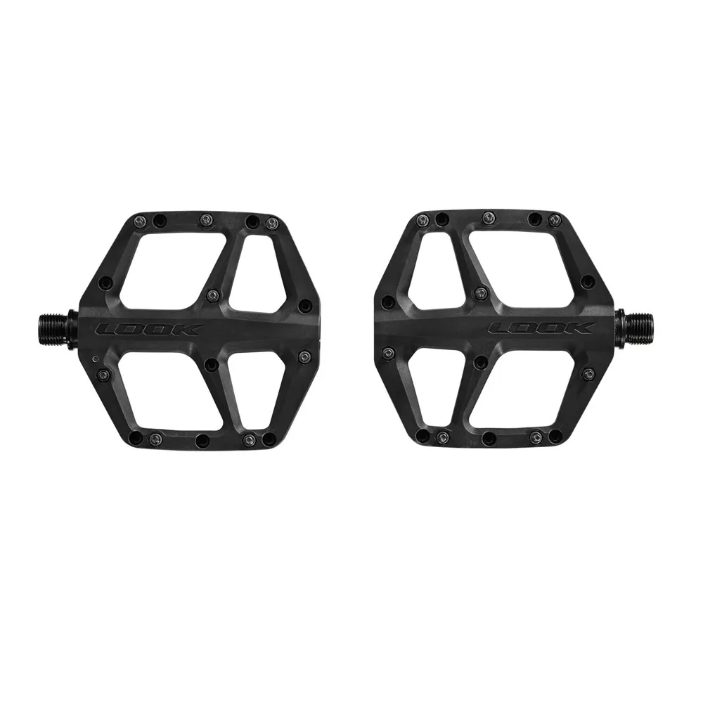 uPRISE Bikes Look Trail Fusion Flat MTB Pedals - Black | Price match, 365 day returns, 18-Month Warranty, Finance Available & Free UK Delivery