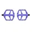 Look Trail Fusion Flat MTB Pedals - Purple