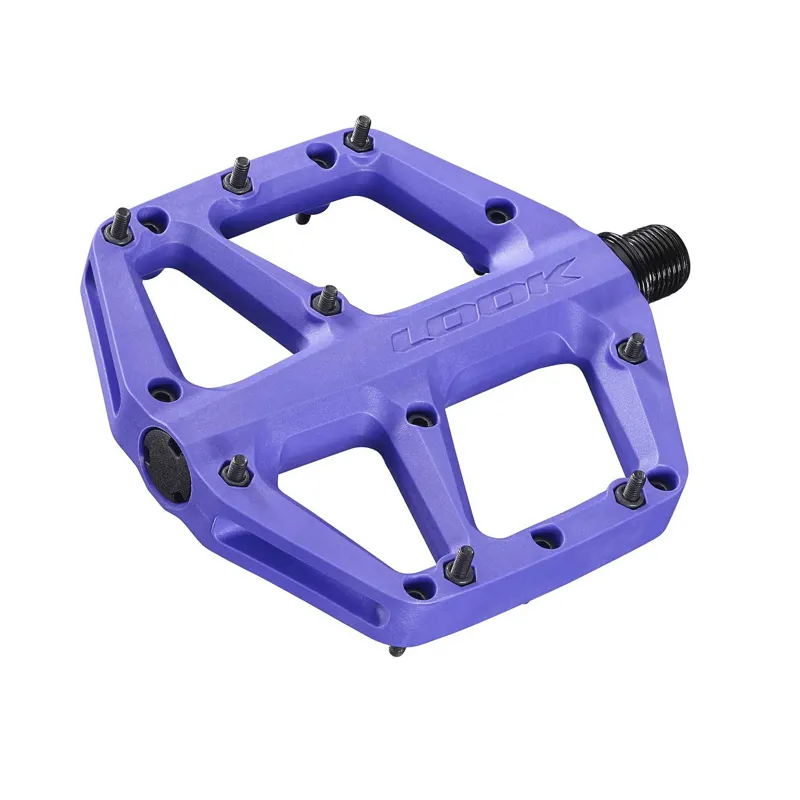 Look Trail Fusion Flat MTB Pedals - Purple-1