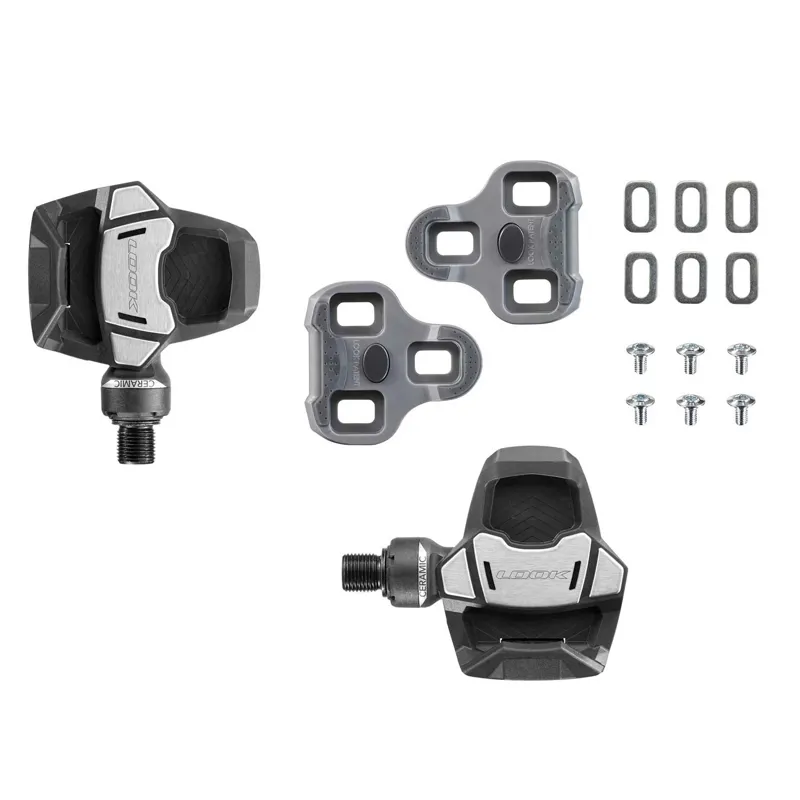 Look Keo Blade Ceramic 12nm 56mm Q-Factor Clipless Road Pedals - Black-5