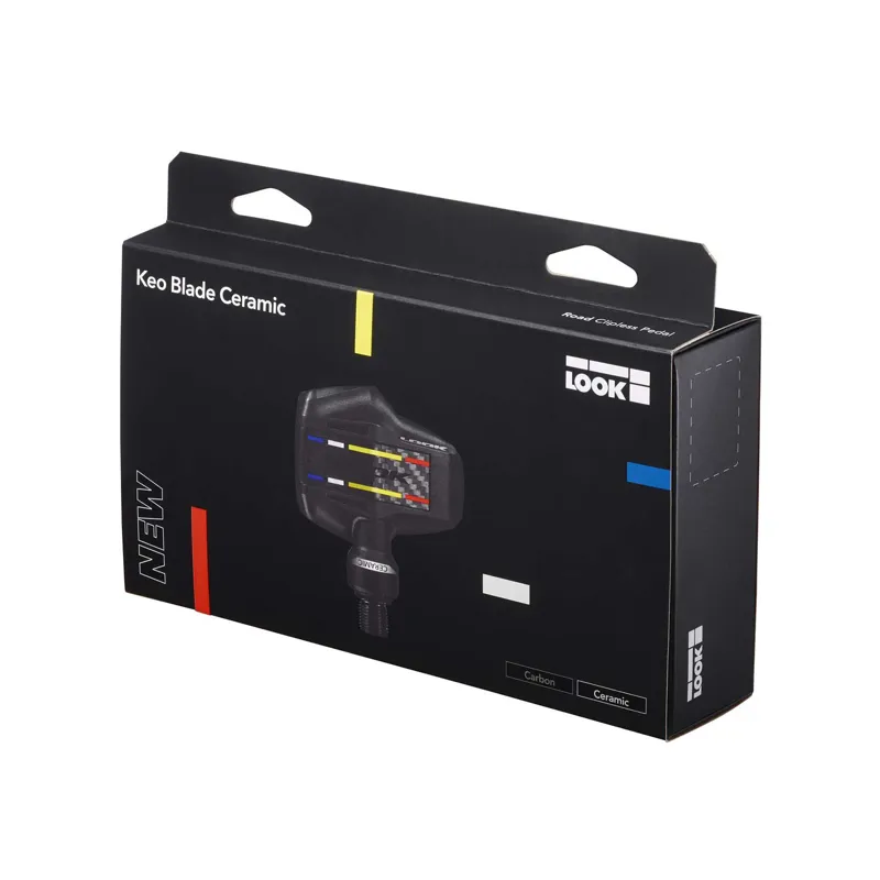 Look Keo Blade Ceramic 12nm 56mm Q-Factor Clipless Road Pedals - Black-6