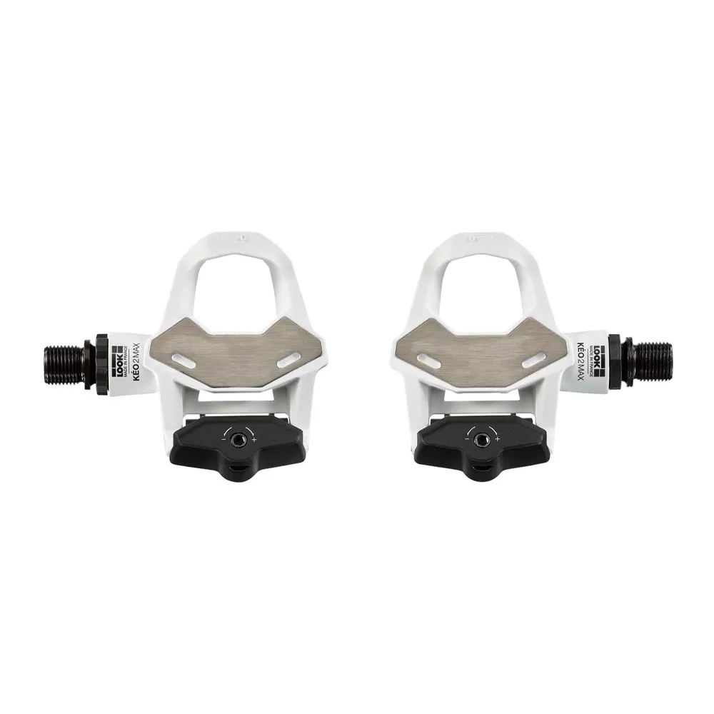uPRISE Bikes Look Keo 2 Max Clipless Road Pedals - White | Price match, 365 day returns, 18-Month Warranty, Finance Available & Free UK Delivery