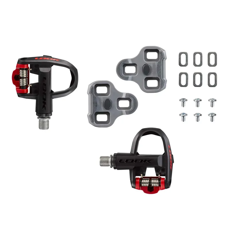 Look Keo Classic 3 Clipless Road Pedals - Black/Red-3