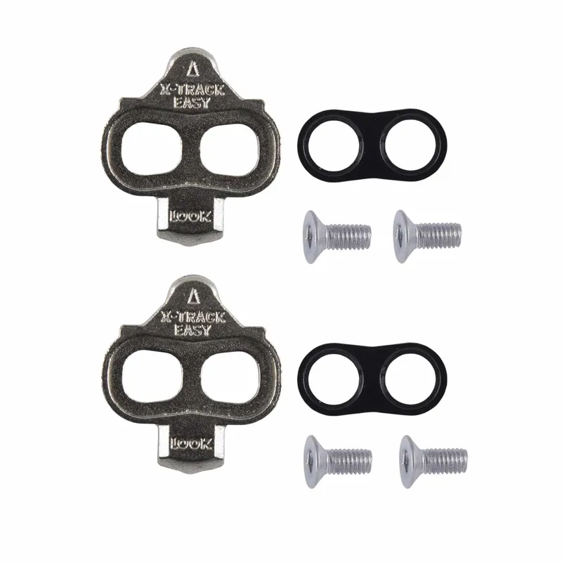 Look X-Track MTB Cleats - Easy Cleat - Silver-2