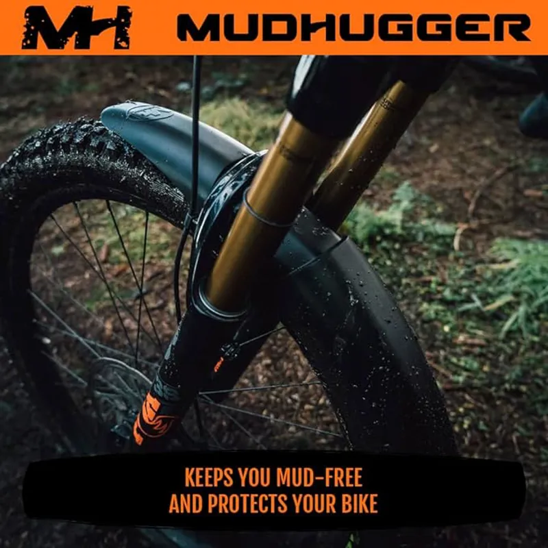 Mudhugger EVO Bolt-On LONG Front Mudguard - FOX Forks-3