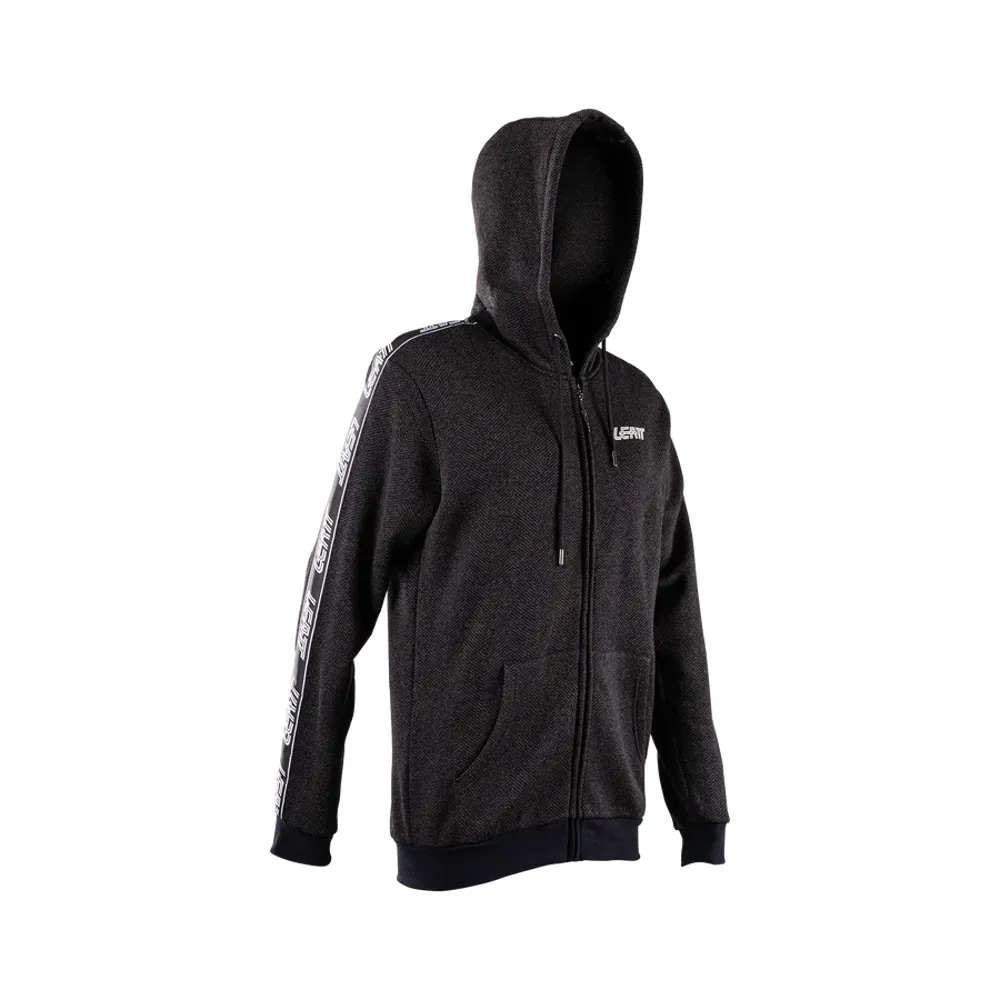 uPRISE Bikes Leatt Zip Up Tech Women's Hoodie - Heather Black | Price match, 365 day return s, 18-Month Warranty, Finance Available & Free UK Delivery
