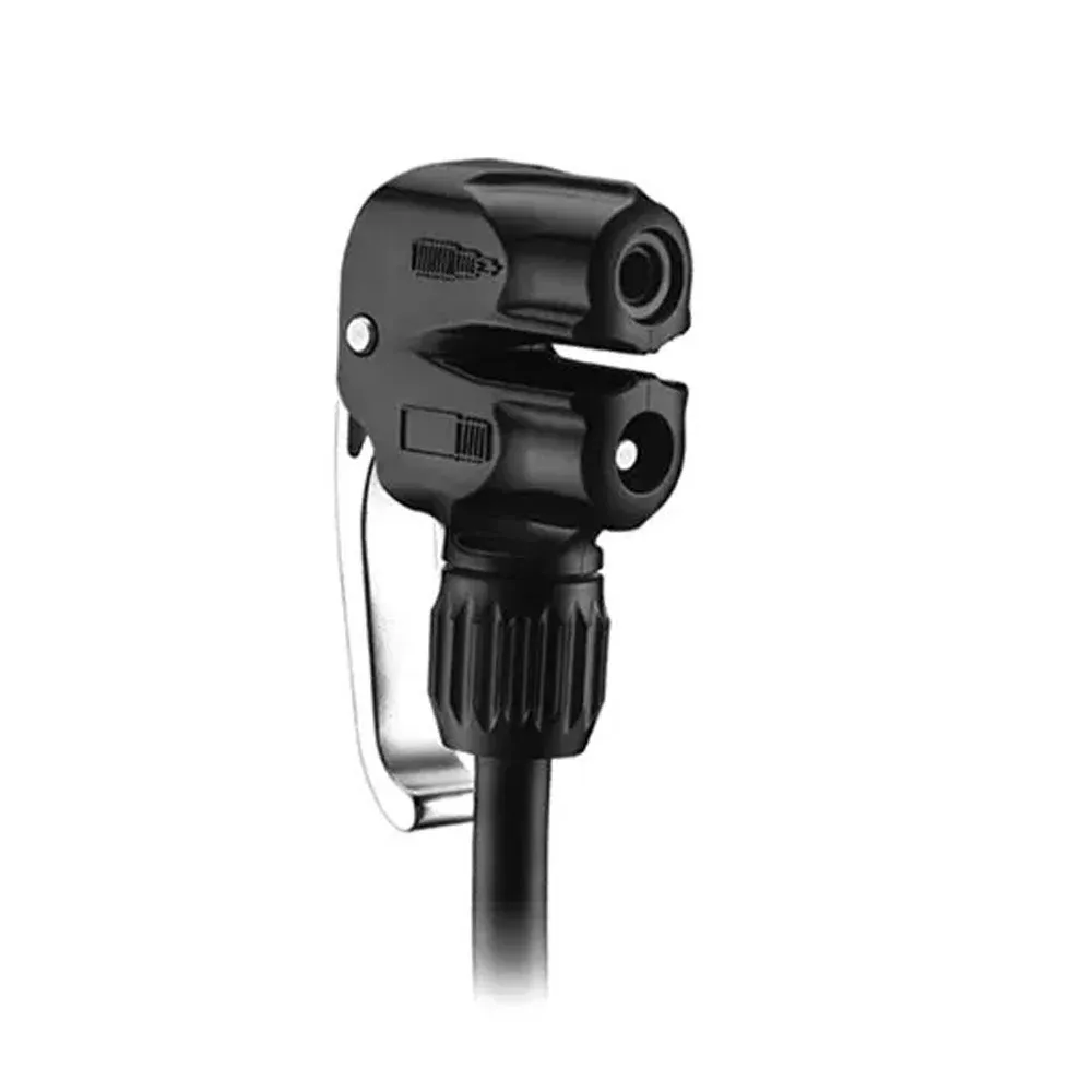 uPRISE Bikes Lezyne Dual Valve Pump Head - Black | Price match, 365 day returns, 18-Month Warranty, Finance Available & Free UK Delivery