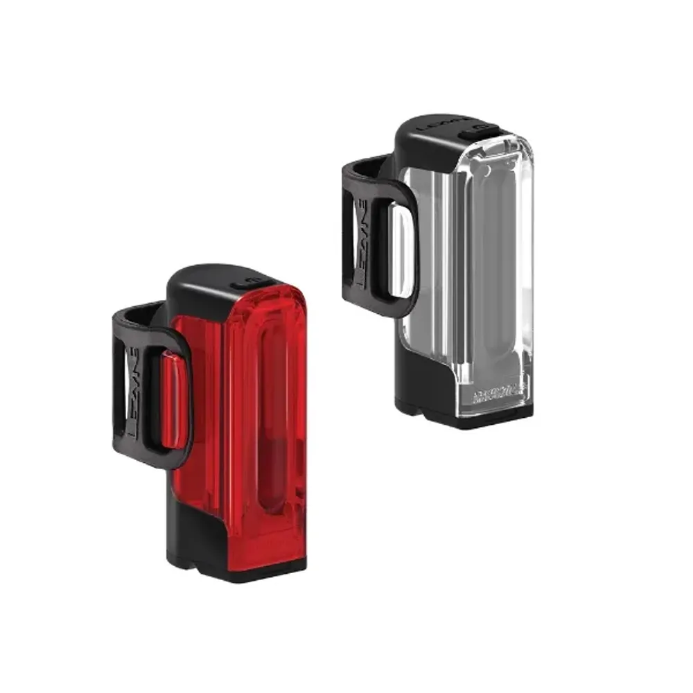 uPRISE Bikes Lezyne Strip Drive USB Light Set - Black | Price match, 365 day return s, 18-Month Warranty, Finance Available & Free UK Delivery
