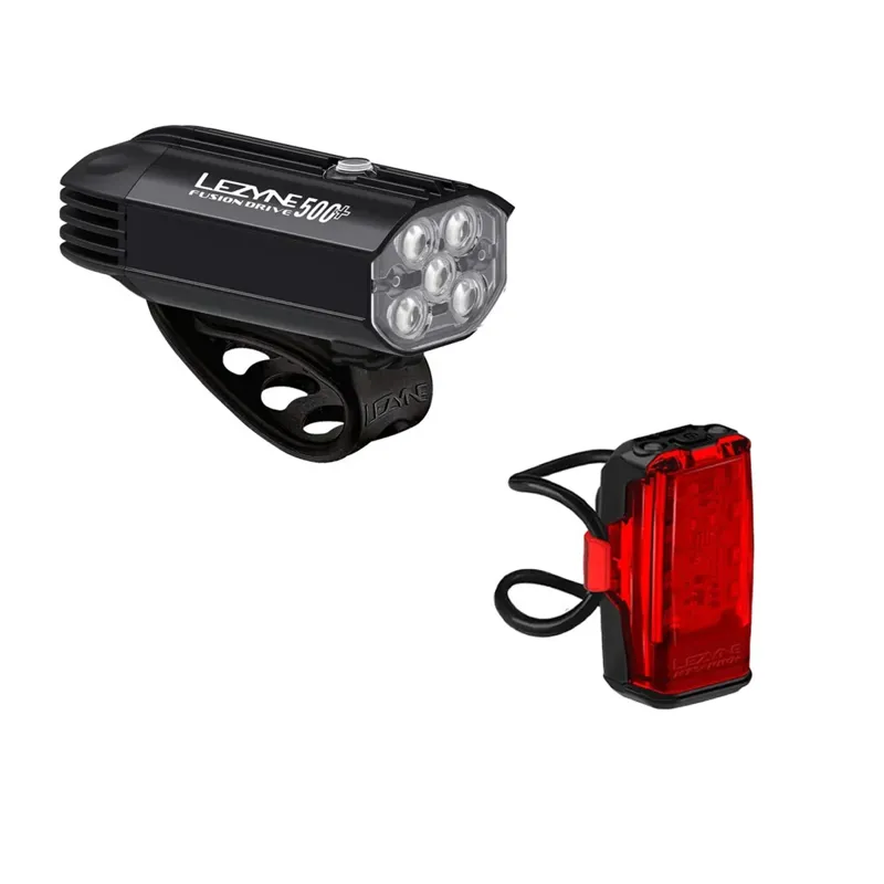 Lezyne Fusion Drive 500+ / KTV Drive Pro+ USB Light Set - Black