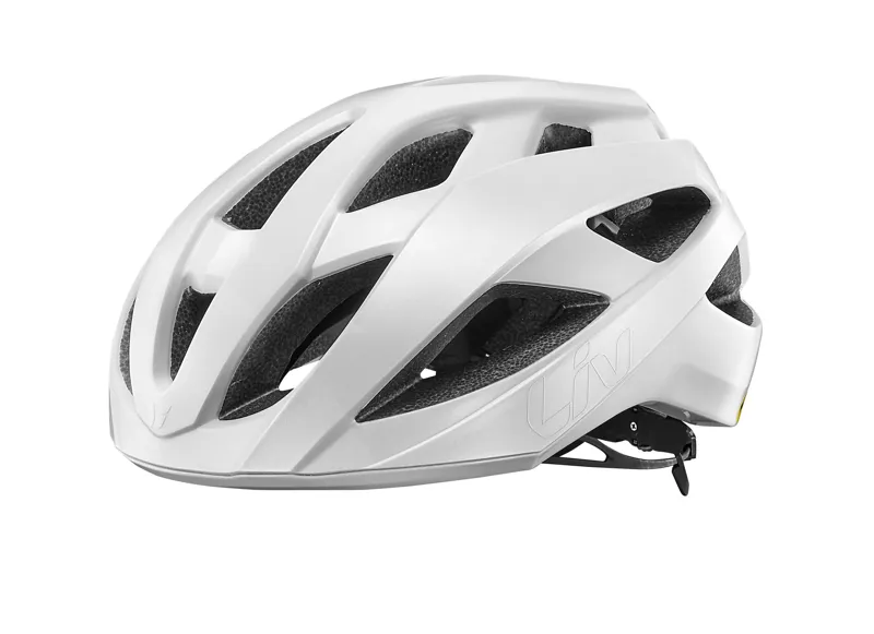 Liv Rev Comp Mips Women's Road Helmet - Metallic White