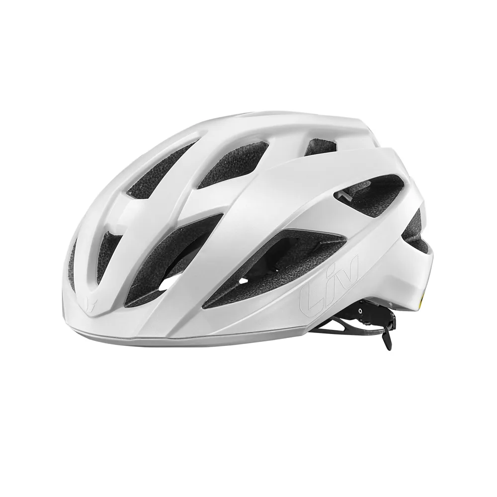 uPRISE Bikes Liv Rev Comp Mips Women's Road Helmet - Metallic White | Price match, 365 day returns, 18-Month Warranty, Finance Available & Free UK Delivery