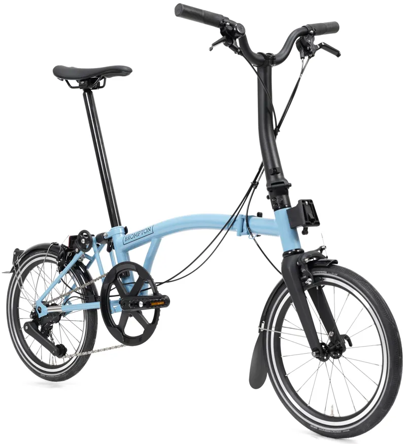 Brompton P line V2 4 Speed Mid Bar 2026 Folding Bike - Cloud Metallic-2