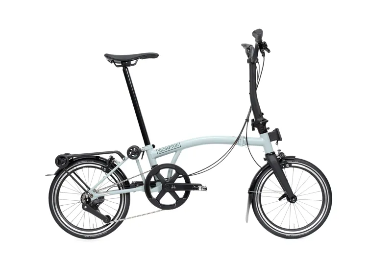 Brompton P Line 12-speed SuperRoll+ Mid Bar 2027 Folding Bike - Lunar Ice Metallic