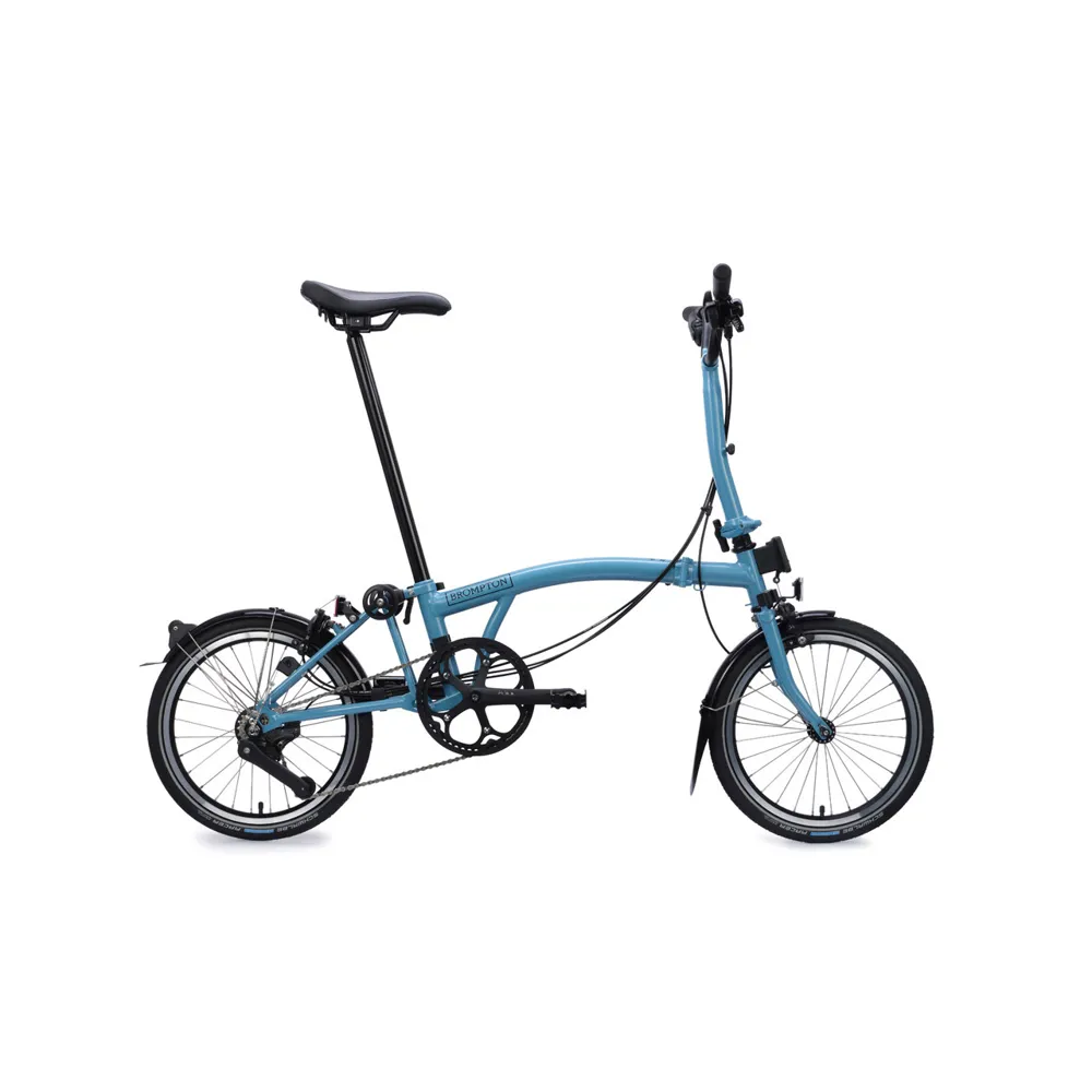 uPRISE Bikes Brompton C Line 12 Speed Mid Bar 2026 Folding Bike - Cloud Metallic | Price match, 365 day returns, 18-Month Warranty, Finance Available & Free UK Delivery