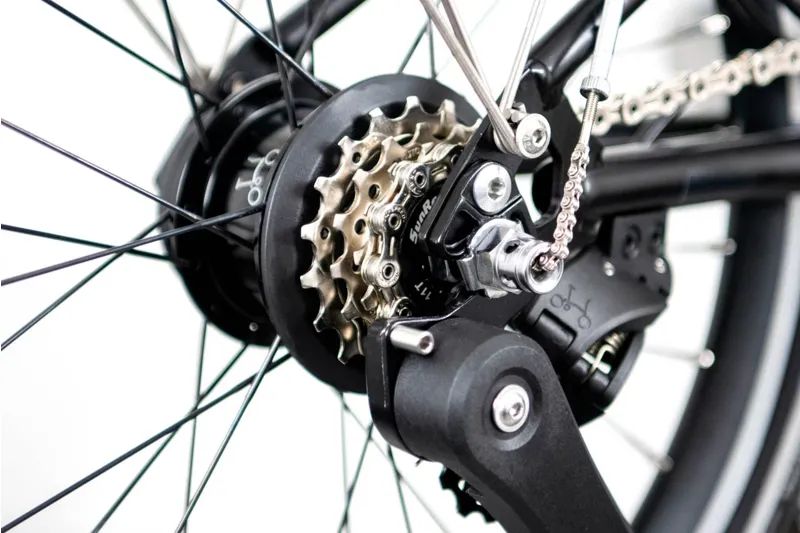 Brompton C Line 12 Speed Mid Bar 2026 Folding Bike - Black Matt-4