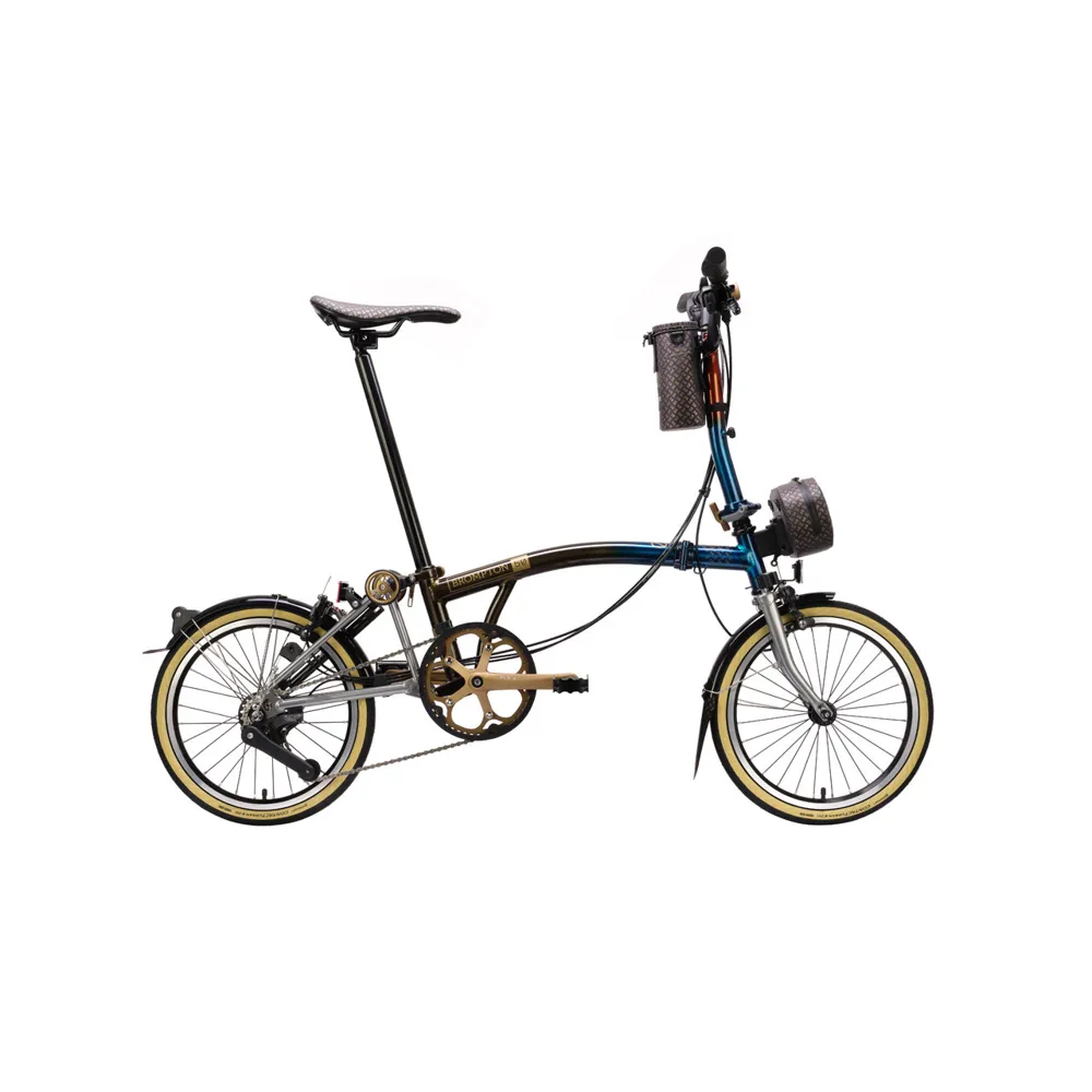 uPRISE Bikes Brompton Bikes Brompton 1975 Limited Edition C line M Type 2025 Folding Bike - Thermal Fade Lacquer | Price match, 365 day return s, 18-Month Warranty, Finance Available & Free UK Delivery