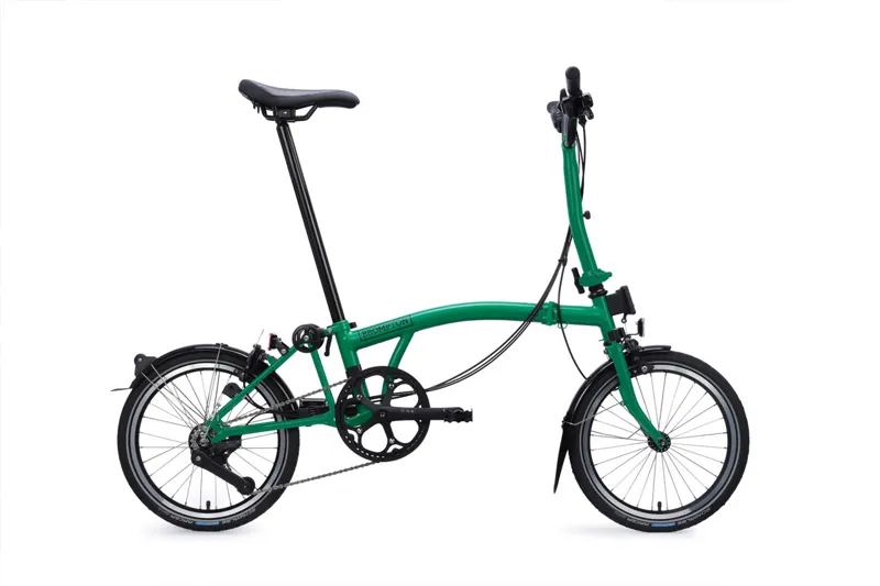 Brompton C Line 12 Speed Mid Bar 2026 Folding Bike -  Palm Green