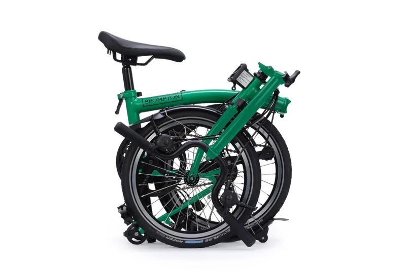 Brompton C Line 12 Speed Mid Bar 2026 Folding Bike -  Palm Green-3