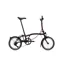 Brompton C Line 12 Speed Mid Bar 2026 Folding Bike - Red Plum