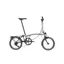Brompton M12R P Line 2025 12 Speed Folding Bike - Lunar Ice