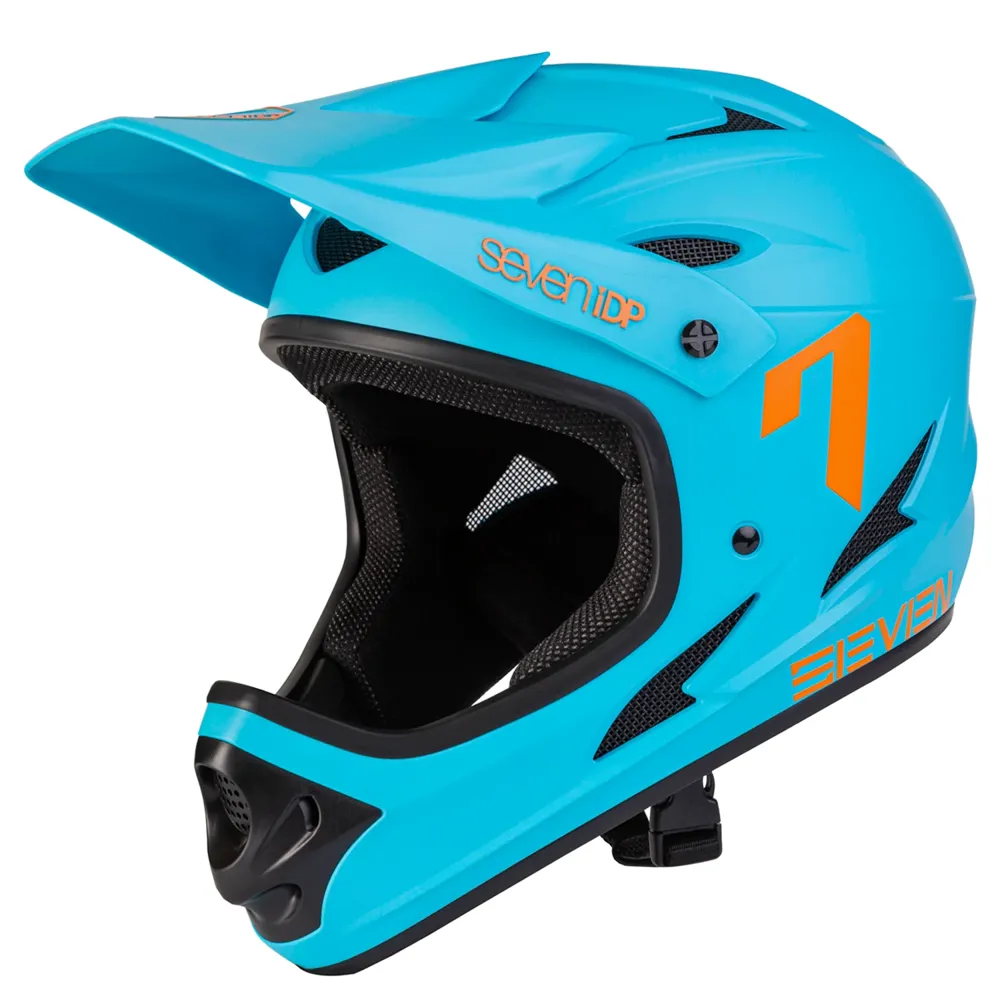 uPRISE Bikes 7idp M1 Full Face Helmet - Matt Blue | Price match, 365 day return s, 18-Month Warranty, Finance Available & Free UK Delivery