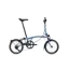 Brompton C Line 4 Speed Mid Bar 2026 Folding Bike - Cloud Metallic
