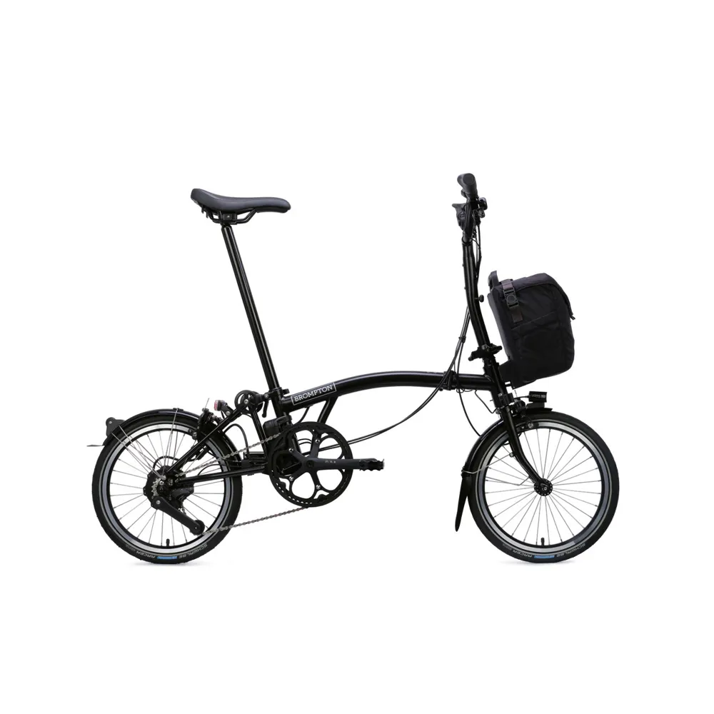 uPRISE Bikes Brompton C Line 4 Speed Mid Bar 2026 Electric Folding Bike - Matt Black | Price match, 365 day return s, 18-Month Warranty, Finance Available & Free UK Delivery