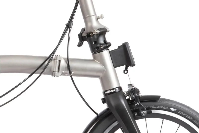 Brompton M4L T Line 4 Speed  2026 Folding Bike - Blasted Titanium-3
