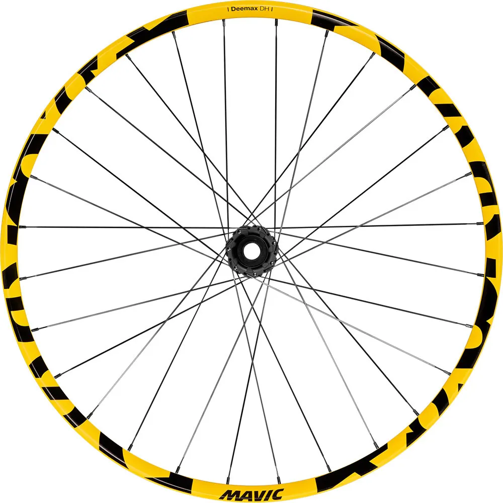uPRISE Bikes Mavic Deemax DH Yellow 29 6 Bolt Front MTB Wheel - Boost 20x110mm | Price match, 365 day return s, 18-Month Warranty, Finance Available & Free UK Delivery