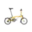 Brompton M6L Mid Bar C Line Explore 2025 Folding Bike - Bumble Bee Yellow