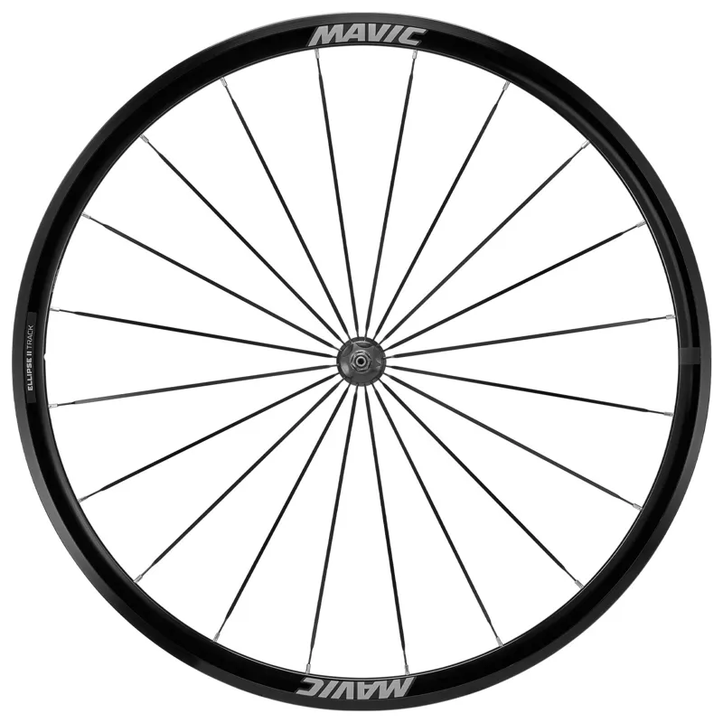 Mavic Ellipse II Track Rim Brake Road Wheelset - Black-1