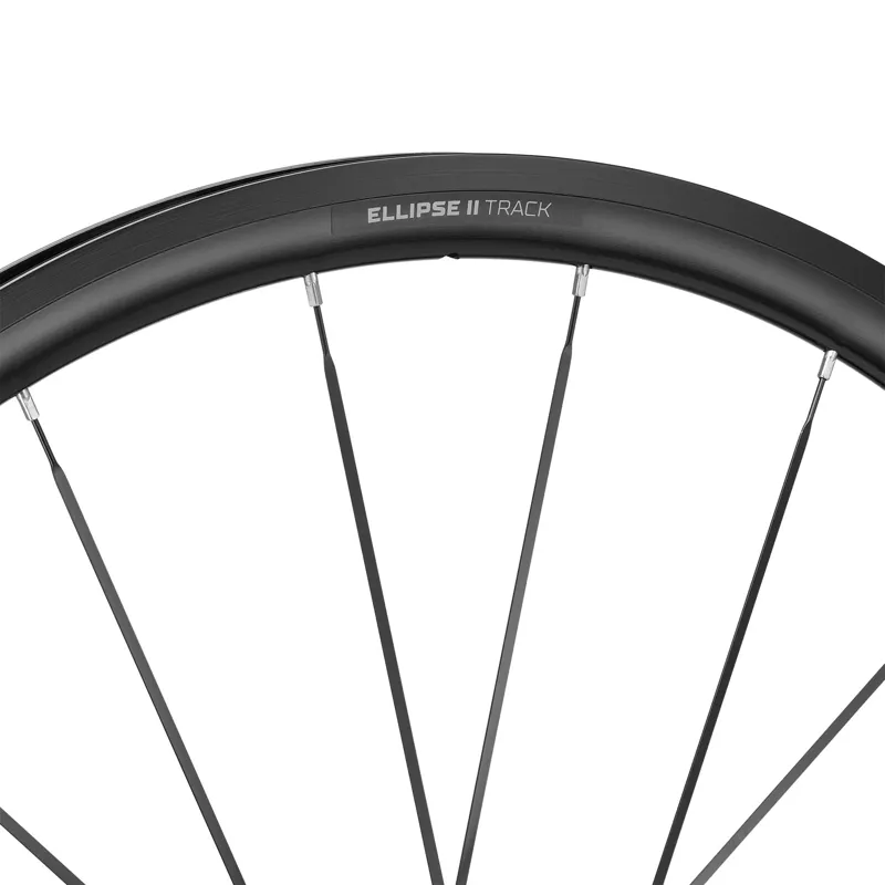 Mavic Ellipse II Track Rim Brake Road Wheelset - Black-3