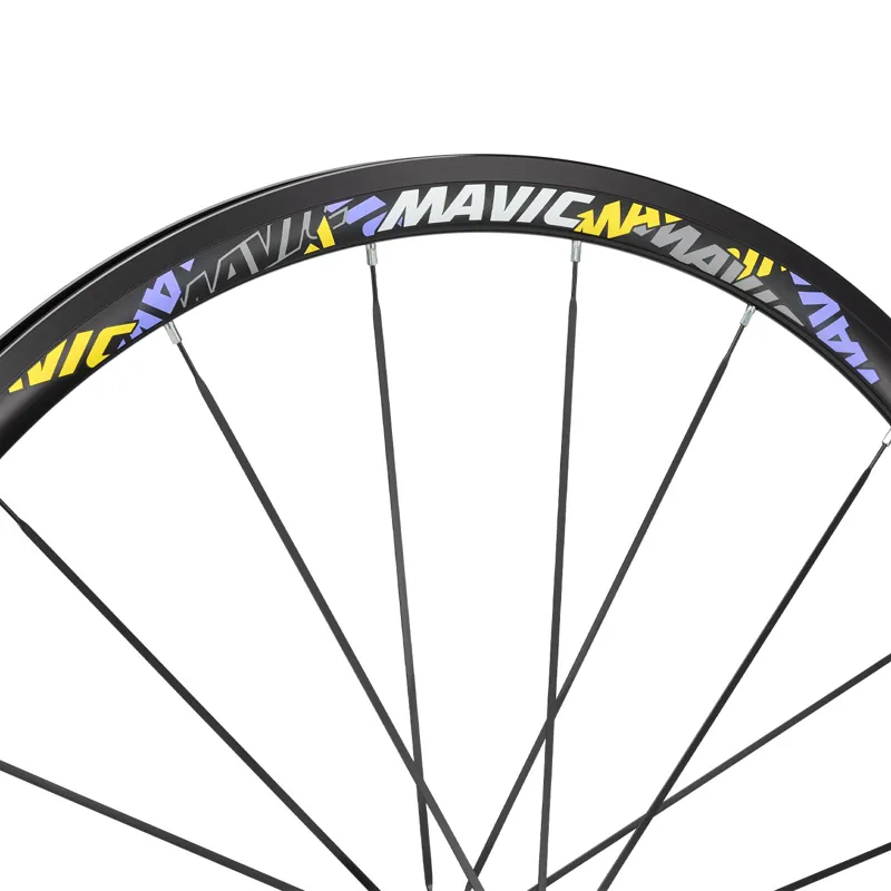 Mavic Ellipse II Downtown Track Rim Brake Road Wheelset - Black-3