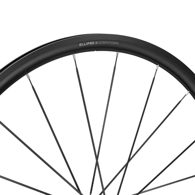Mavic Ellipse II Downtown Track Rim Brake Rear Road Wheel - Black-1