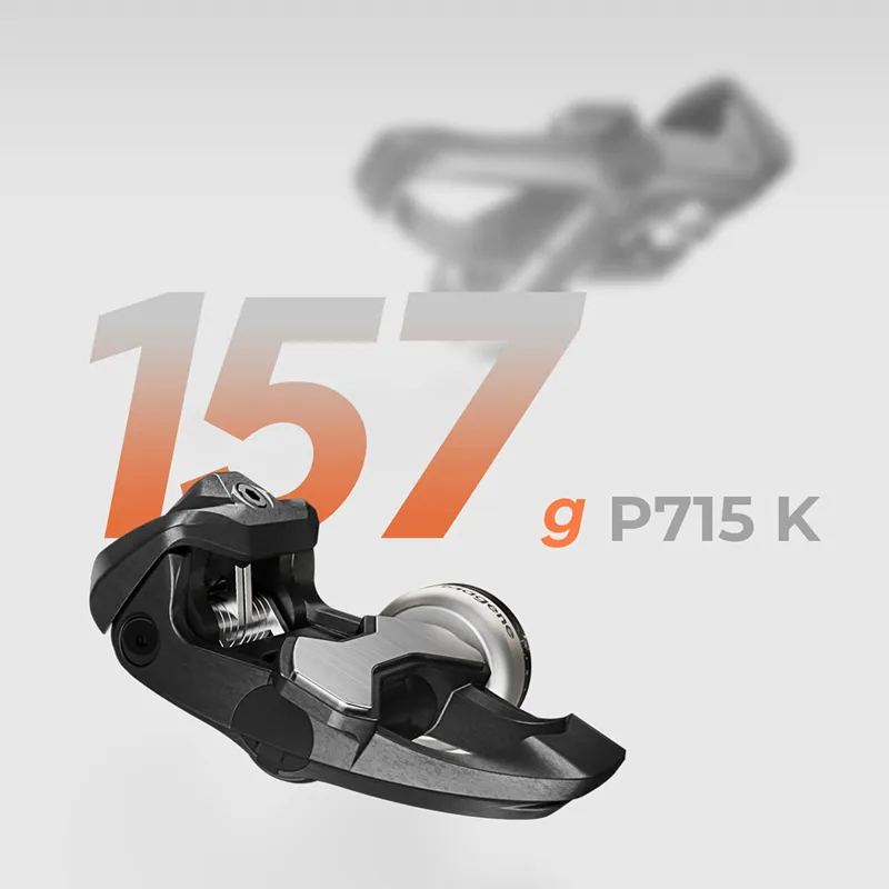 Magene P715 KEO Power Meter Pedals - Black/Silver-6