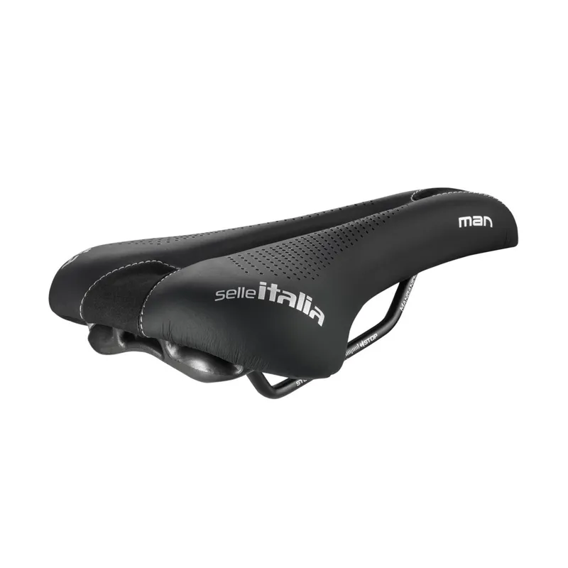 Selle Italia Man Gel Advan Saddle - Black-2
