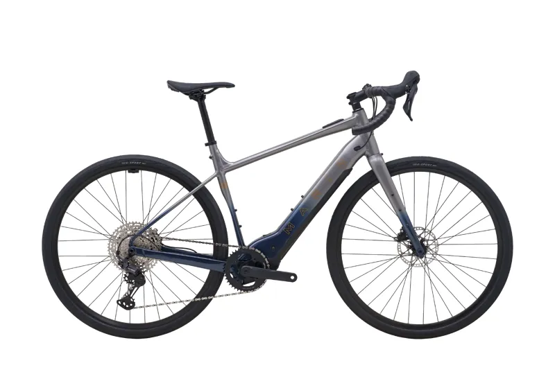 Marin Lombard E1 2026 Electric Gravel Road Bike - Blue Charcoal