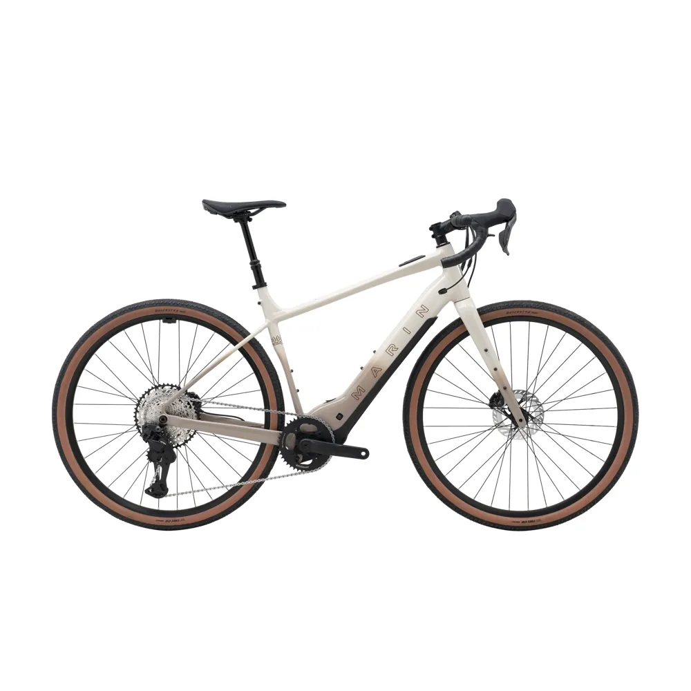 uPRISE Bikes Marin Lombard E2 2026 Electric Gravel Road Bike - Off White | Price match, 365 day return s, 18-Month Warranty, Finance Available & Free UK Delivery