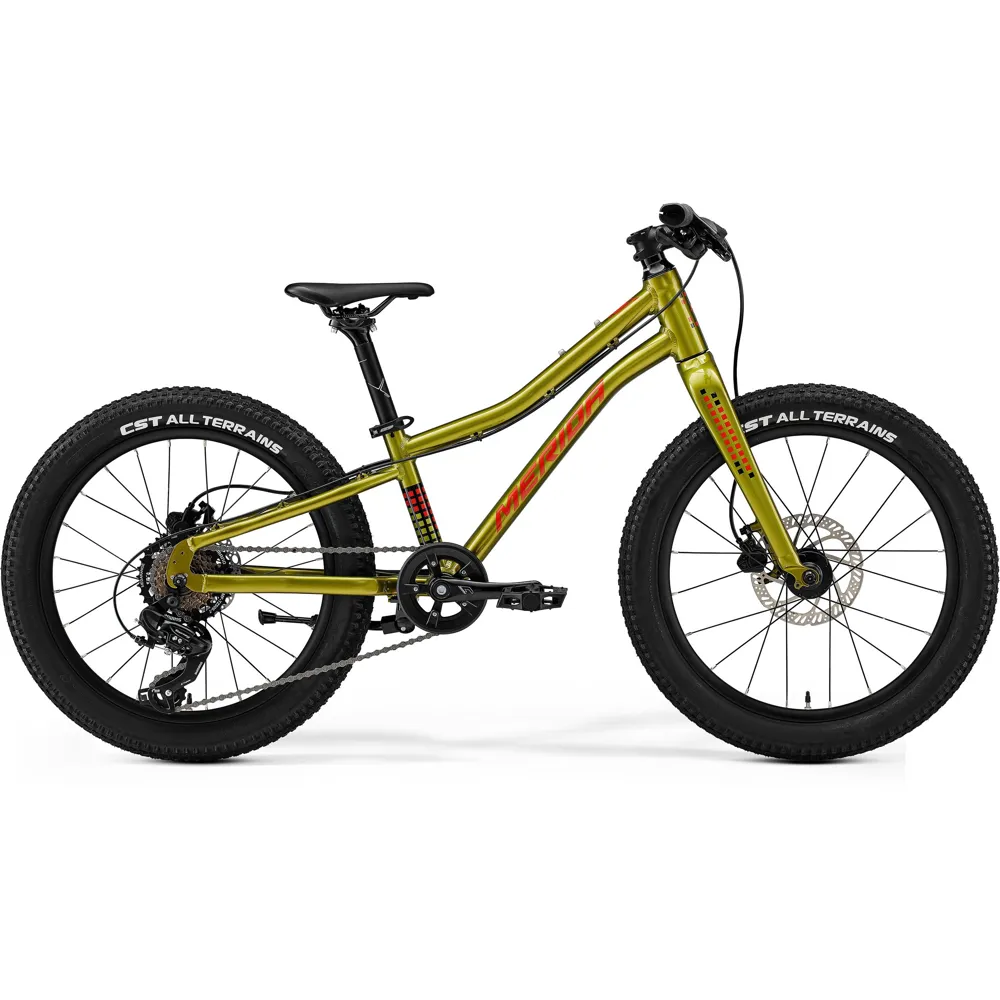 uPRISE Bikes Merida Matts J.20+ 20w 2025 Kids Bike - Green/Red/Black | Price match, 365 day return s, 18-Month Warranty, Finance Available & Free UK Delivery